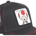 epci-curbata-negru-snapback-toa2-bros-toad-super-mario-bros-de-capslab