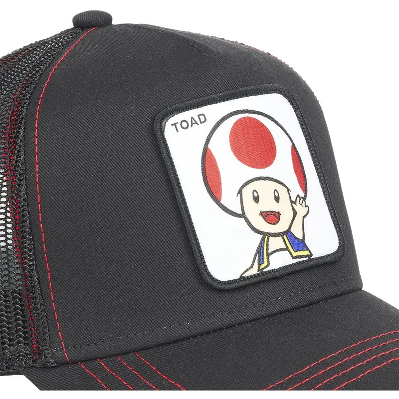 epci-curbata-negru-snapback-toa2-bros-toad-super-mario-bros-de-capslab