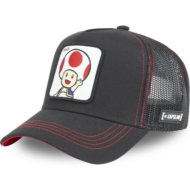 epci-curbata-negru-snapback-toa2-bros-toad-super-mario-bros-de-capslab