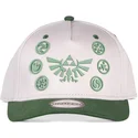 casquette-courbee-grise-et-verte-ajustable-triforce-the-legend-of-zelda-difuzed