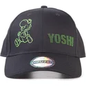 gorra-curva-negra-ajustable-yoshi-dots-super-mario-bros-de-difuzed