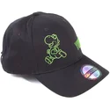gorra-curva-negra-ajustable-yoshi-dots-super-mario-bros-de-difuzed