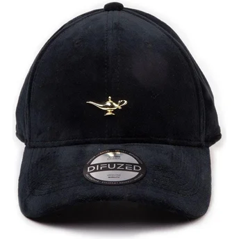 Șepci curbată negru bandă reglabilă Lámpara mágica Metal Badge Aladdin Disney de Difuzed