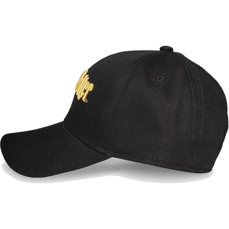 epci-curbata-negru-snapback-gold-de-difuzed