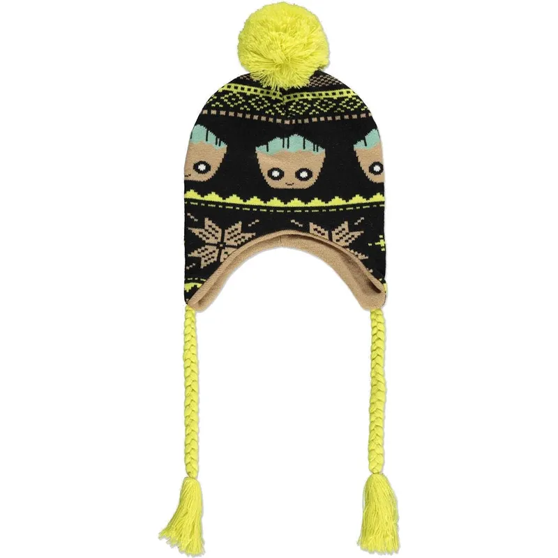 caciuli-apca-sherpa-negru-christmas-de-difuzed