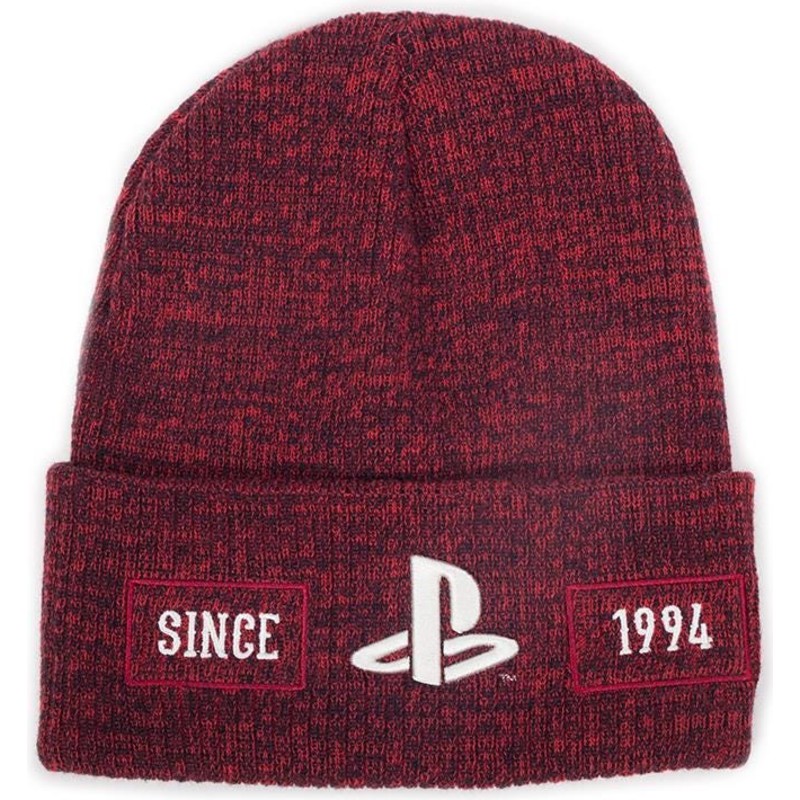 difuzed-playstation-sony-red-beanie