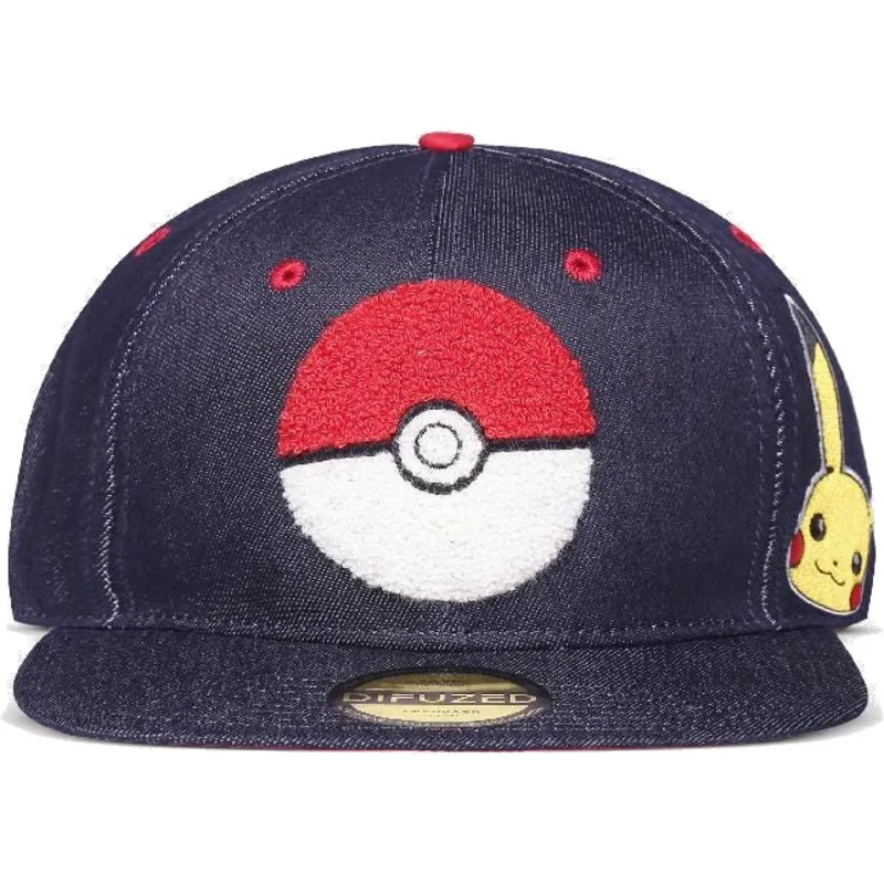 epci-plata-albastru-snapback-vaquero-pikachu-de-difuzed