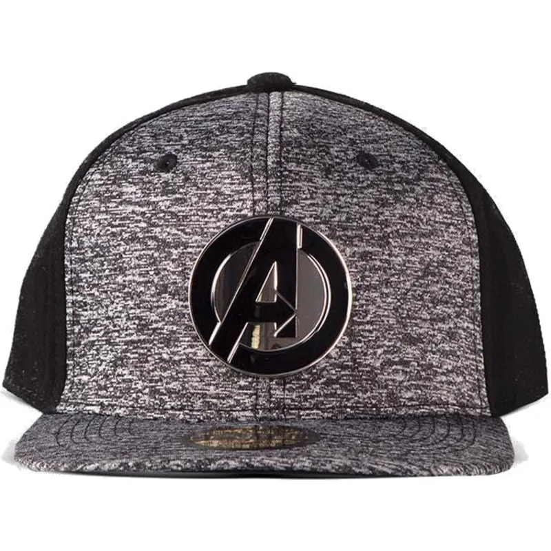 epci-plata-gri-snapback-metal-avengers-de-difuzed