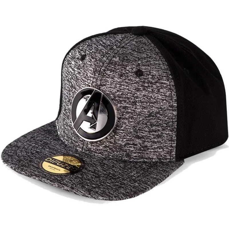 epci-plata-gri-snapback-metal-avengers-de-difuzed