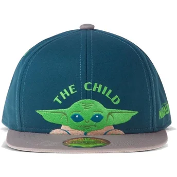 epci-plata-albastru-snapback-pentru-copii-baby-yoda-the-child-the-mandalorian-de-difuzed