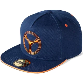 Difuzed Flat Brim Taskmaster Marvel Comics Blue Snapback Cap