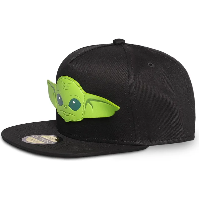 epci-plata-negru-snapback-pentru-copii-baby-yoda-the-mandalorian-de-difuzed