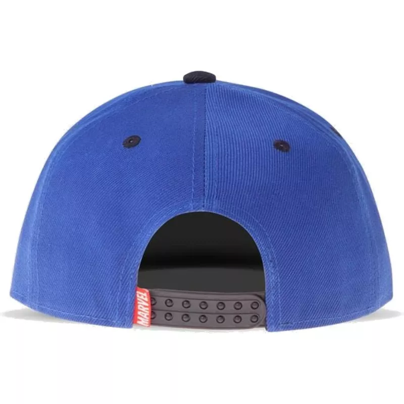difuzed-flat-brim-the-falcon-and-the-winter-soldier-logo-marvel-comics-blue-and-black-snapback-cap