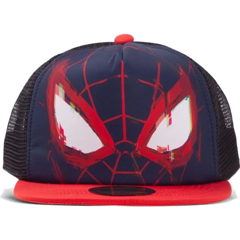epci-plata-albastru-snapback-pentru-copii-trucker-face-de-difuzed