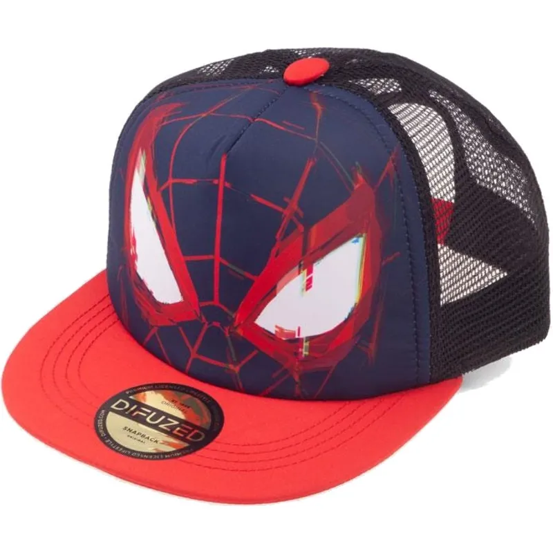 epci-plata-albastru-snapback-pentru-copii-trucker-face-de-difuzed