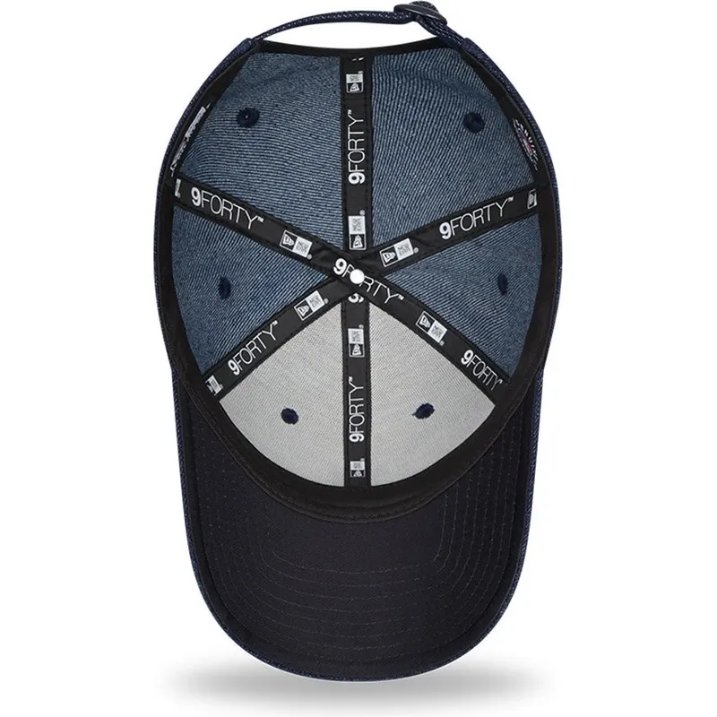 epci-curbata-bleumarin-reglabila-9forty-denim-de-new-york-yankees-mlb-de-new-era