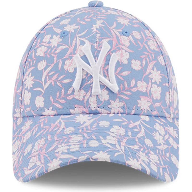 epci-curbata-albastru-reglabila-rosa-9forty-floral-de-new-york-yankees-mlb-de-new-era