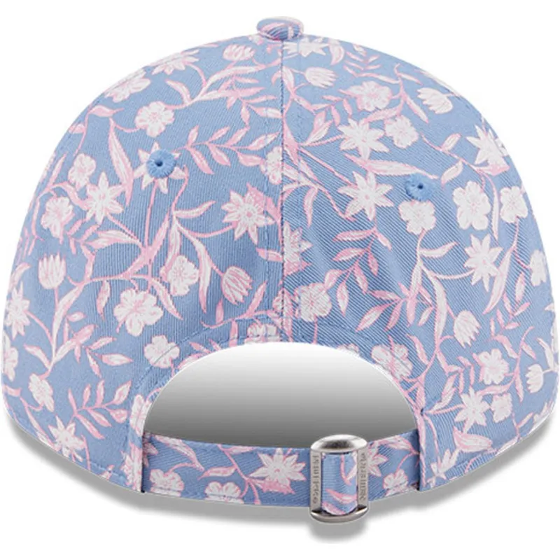 epci-curbata-albastru-reglabila-rosa-9forty-floral-de-new-york-yankees-mlb-de-new-era