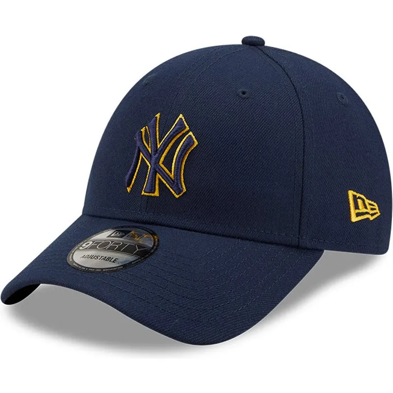 epci-curbata-bleumarin-reglabila-9forty-pop-outline-de-new-york-yankees-mlb-de-new-era