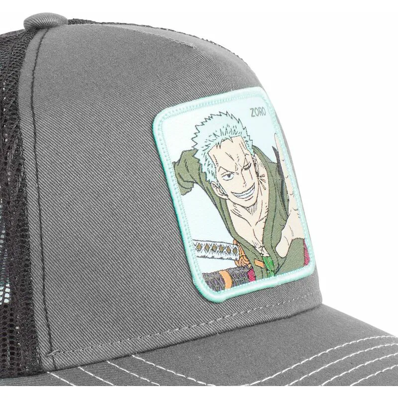 cappellino-trucker-grigio-roronoa-zoro-zor1-one-piece-di-capslab