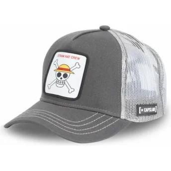 Șepci curbată camionagiu gri snapback SKU1 Pirații Pălărie de Paie One Piece de Capslab