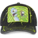 gorra-curva-negra-y-verde-ajustable-tag-ric-rick-y-morty-de-capslab