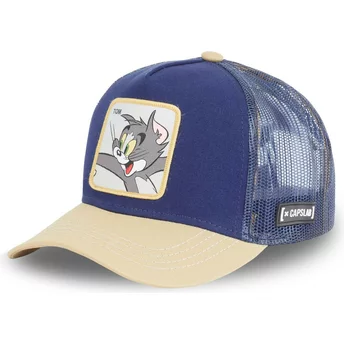 Capslab Tom TOM1 Looney Tunes Blue and Brown Trucker Hat
