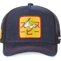 epci-curbata-bleumarin-snapback-pea-sam-denim-snoopy-arahide-de-capslab