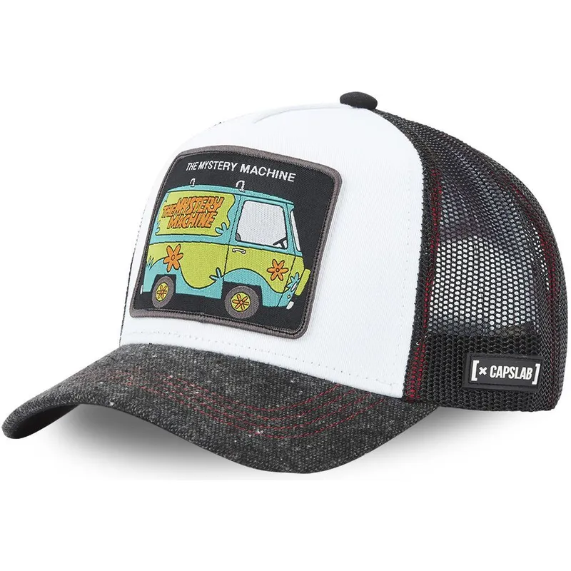 epci-curbata-alb-snapback-mac-the-mystery-machine-scooby-doo-de-capslab