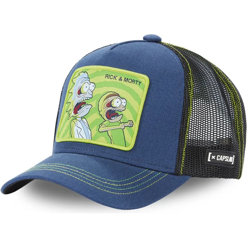 epci-curbata-bleumarin-snapback-psy1-rick-i-morty-de-capslab