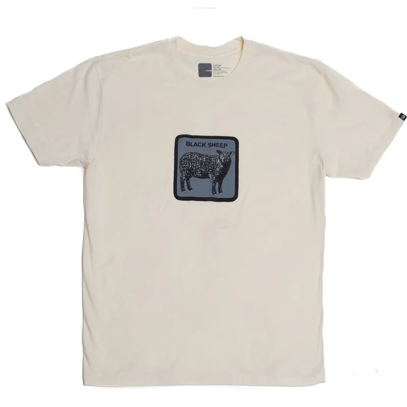 tricouri-maneca-scurta-bej-de-black-sheep-herd-me-the-farm-de-goorin-bros