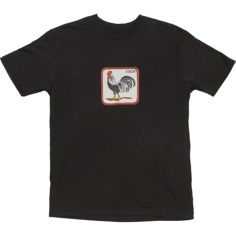 tricouri-maneca-scurta-negru-de-cock-clucker-the-farm-de-goorin-bros