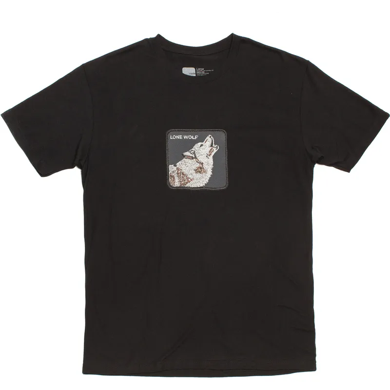 tricouri-maneca-scurta-negru-de-lone-wolf-solitario-pawsome-the-farm-de-goorin-bros