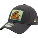 new-era-curved-brim-scooby-doo-and-shaggy-9forty-black-adjustable-cap
