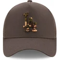 casquette-trucker-grise-a-frame-camo-infill-los-angeles-dodgers-mlb-new-era