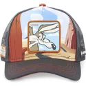 trucker-mutze-mehrfarbig-coyote-loo5-coy2-looney-tunes-von-capslab