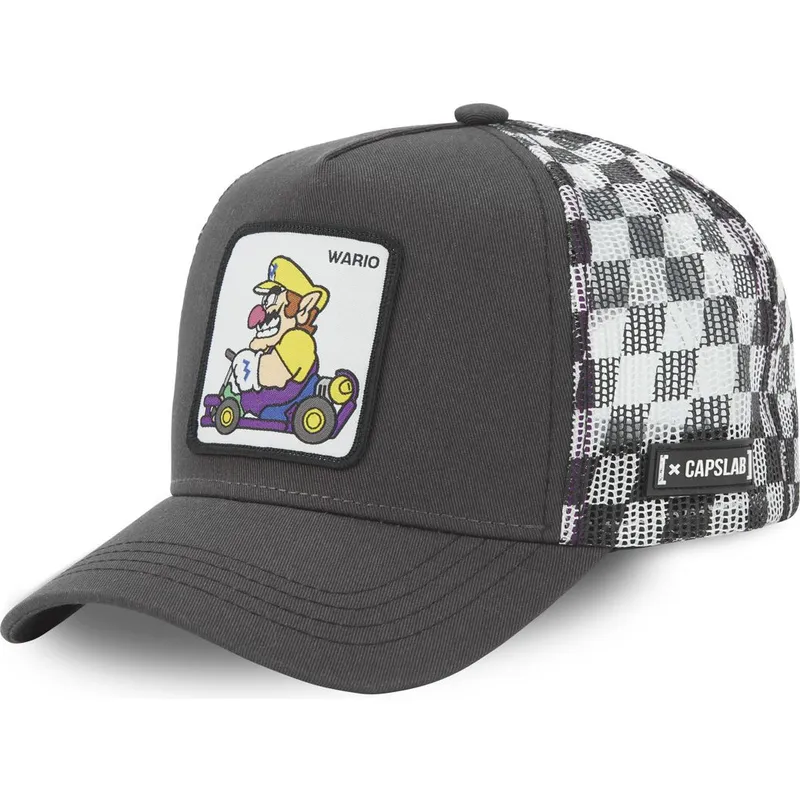 epci-curbata-negru-snapback-kart-smk-war1-bros-wario-super-mario-bros-de-capslab