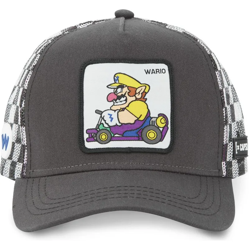 epci-curbata-negru-snapback-kart-smk-war1-bros-wario-super-mario-bros-de-capslab