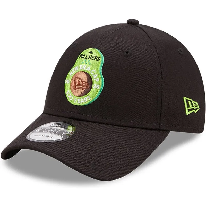 epci-curbata-negru-reglabila-aguacate-9forty-food-icon-de-new-era