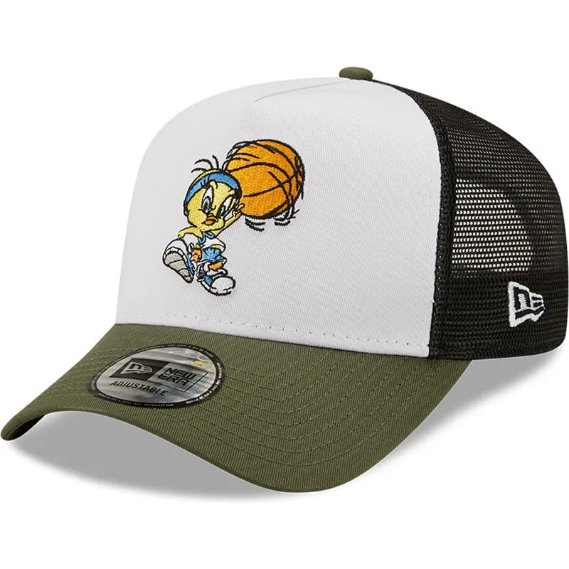 epci-curbata-alb-snapback-a-frame-character-sports-de-piolin-looney-tunes-de-new-era