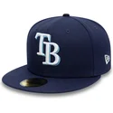 epci-plata-bleumarin-fitted-59fifty-ac-perf-de-tampa-bay-rays-mlb-de-new-era