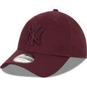 epci-curbata-rou-snapback-9forty-league-essential-de-new-york-yankees-mlb-de-new-era