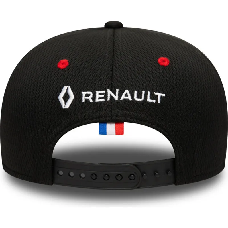 gorra-curva-negra-snapback-9fifty-stretch-snap-de-alpine-formula-1-renault-de-new-era
