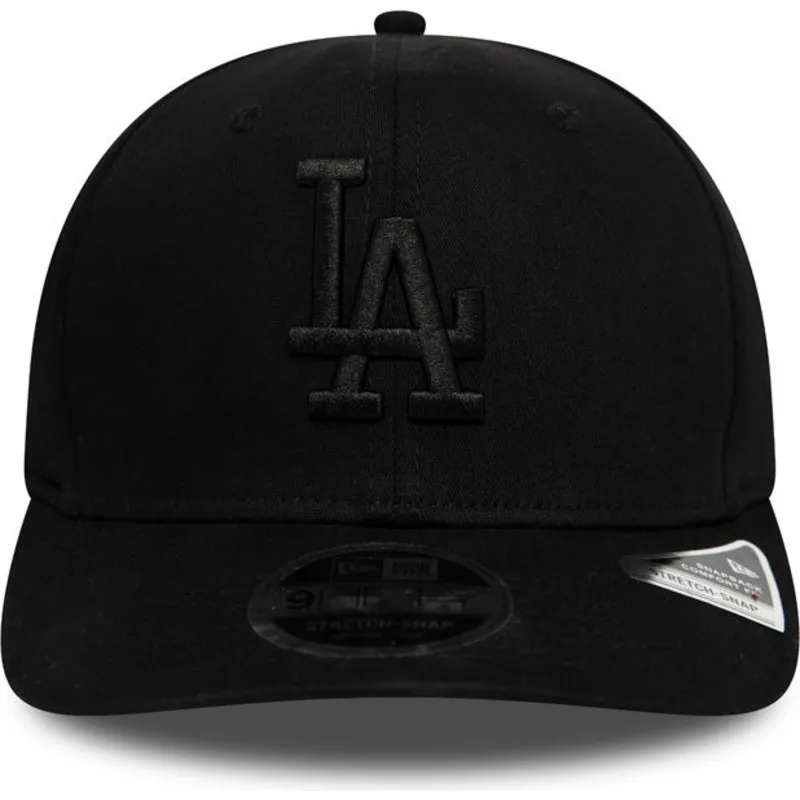 epci-curbata-negru-snapback-9fifty-stretch-snap-tonal-de-los-angeles-dodgers-mlb-de-new-era