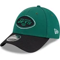 new-era-curved-brim-9forty-stretch-snap-sideline-road-new-york-jets-nfl-green-and-black-snapback-cap