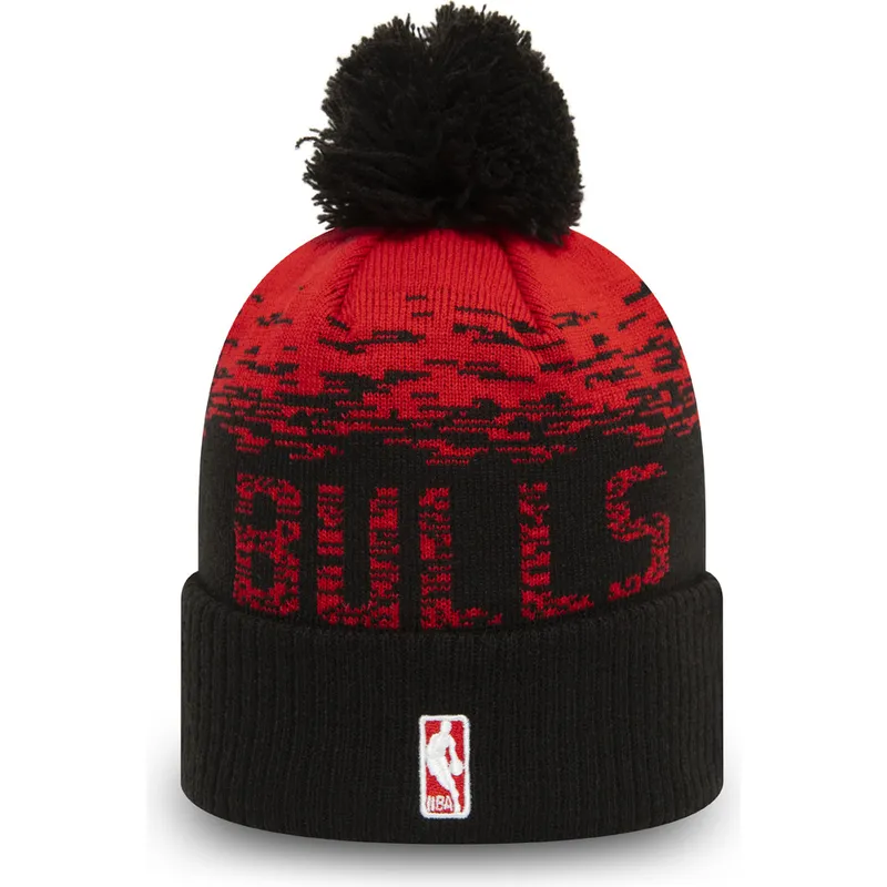 caciuli-pompon-negru-sport-cuff-de-chicago-bulls-nba-de-new-era