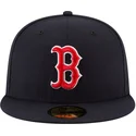 marinbla-platt-keps-justerad-59fifty-ac-perf-fran-boston-red-sox-mlb-av-new-era