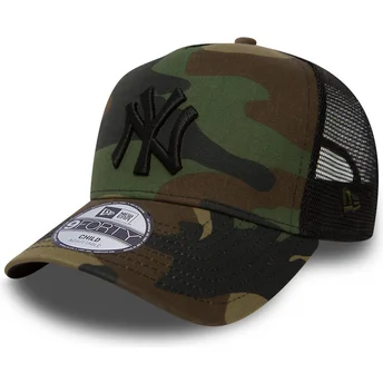 epci-curbata-camuflaj-snapback-pentru-copii-a-frame-clean-de-new-york-yankees-mlb-de-new-era