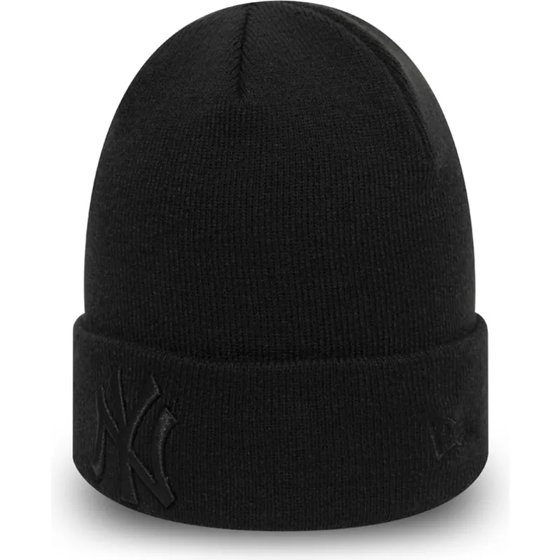 caciuli-negru-essential-cuff-de-new-york-yankees-mlb-de-new-era