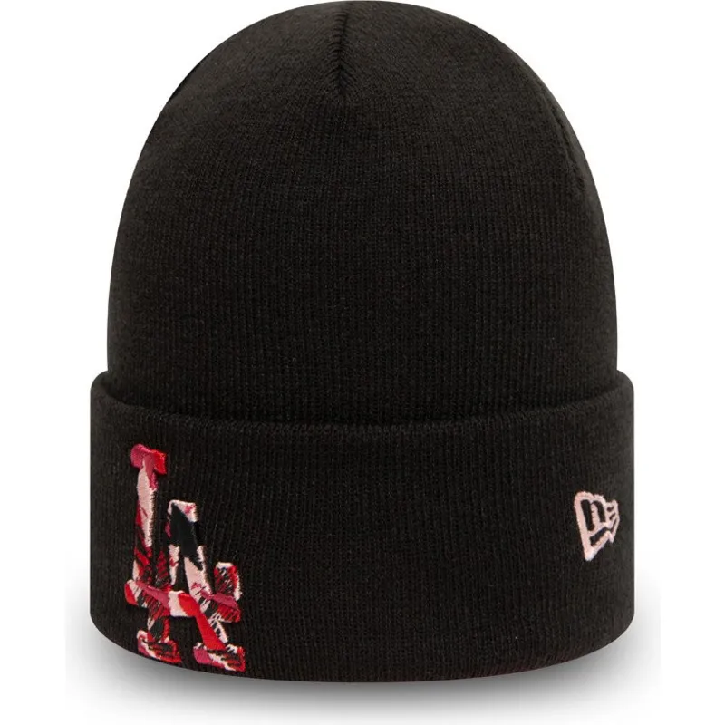caciuli-negru-knit-cuff-camo-infill-de-los-angeles-dodgers-mlb-de-new-era